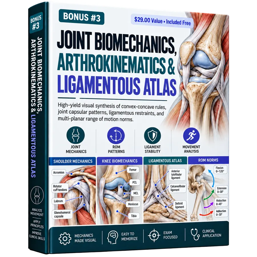 Bonus #3: Joint Biomechanics, Arthrokinematics & Ligamentous Atlas