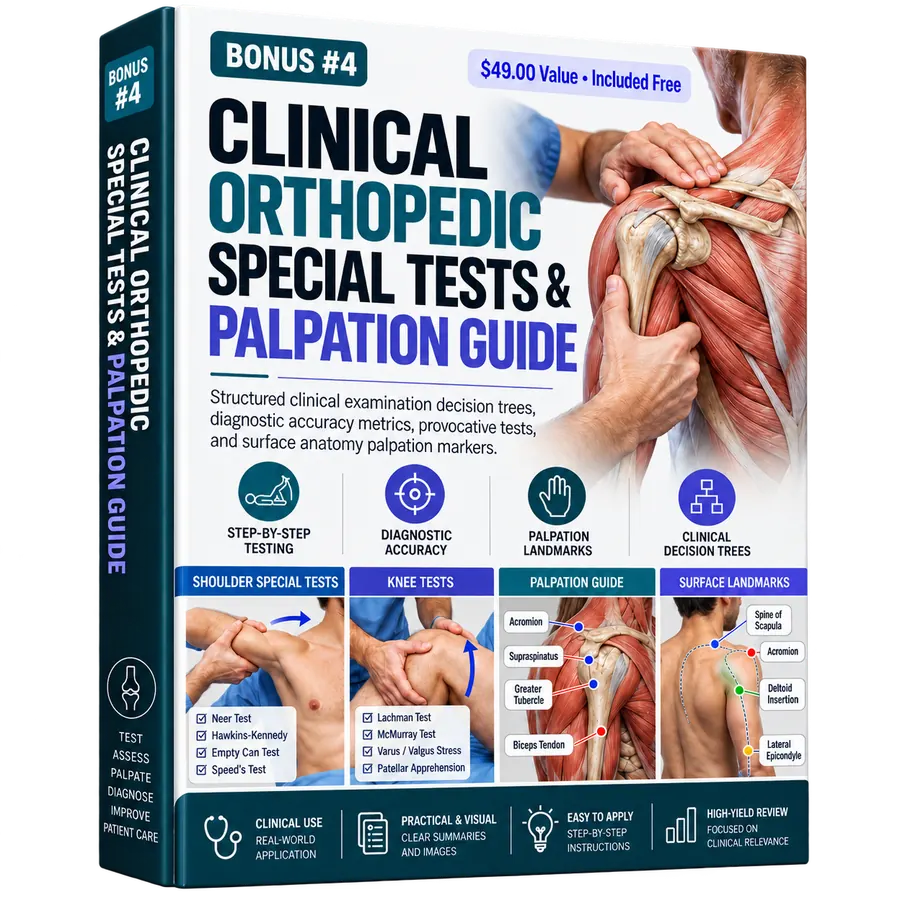 Bonus #4: Clinical Orthopedic Special Tests & Palpation Guide